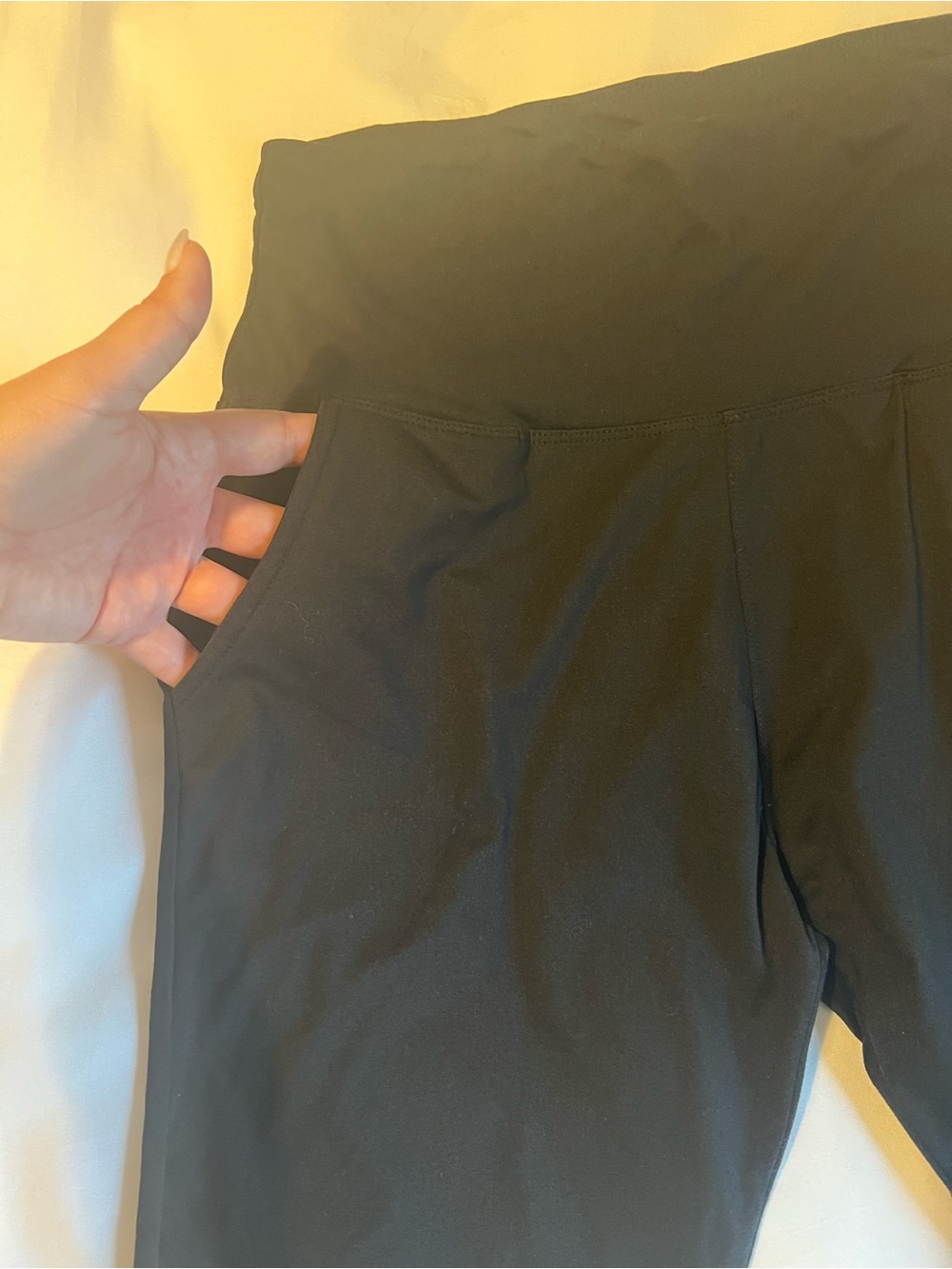 5 Pack of High-Rise Black Bike Shorts with Secure Side Pockets - Picture 6 of 8